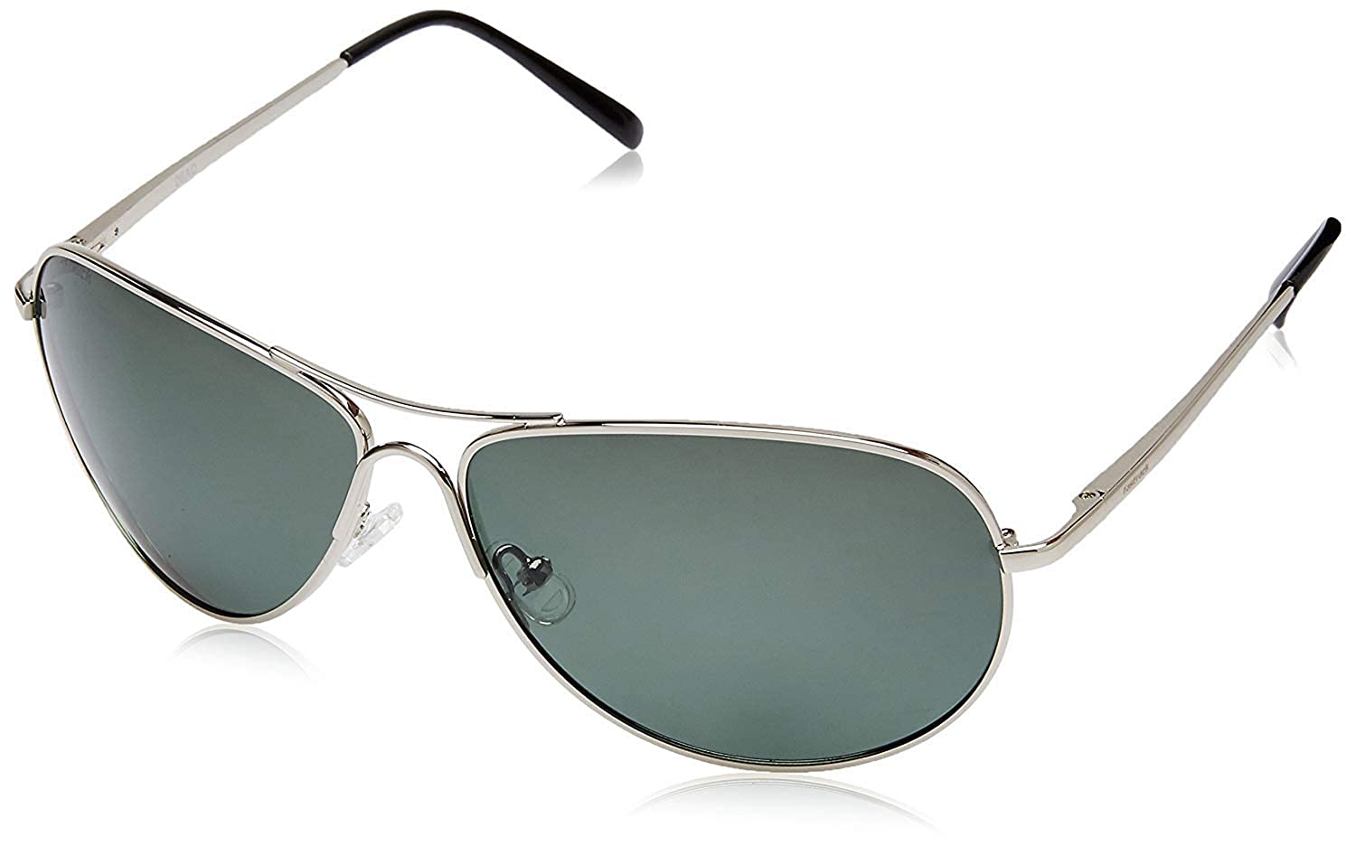 Fastrack Aviator Sunglasses Silver Black