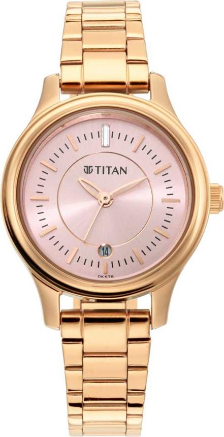 Titan Analog Watch for Women 2638WM01 | Stainless Steel | Mesh Strap | Water-Resistant | Minimal | Quartz Movement | Lifestyle | Business | Scratch-resistant | Fashionable | Halabh.com