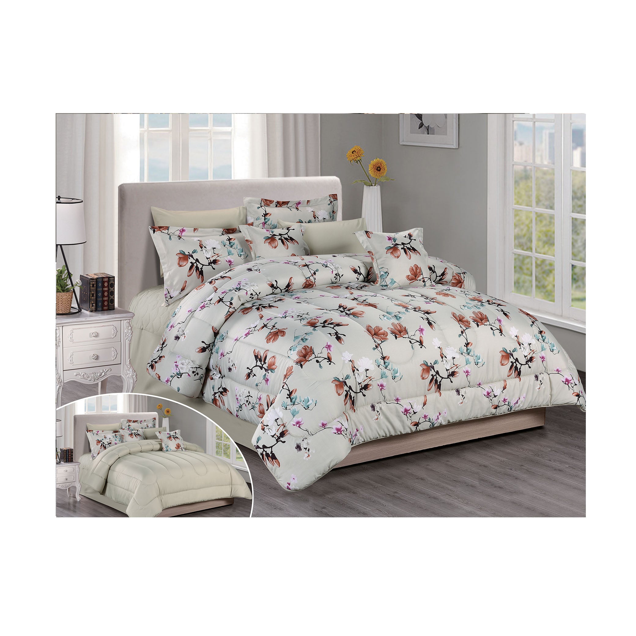 Stargold Print Comforter 8PCS Set