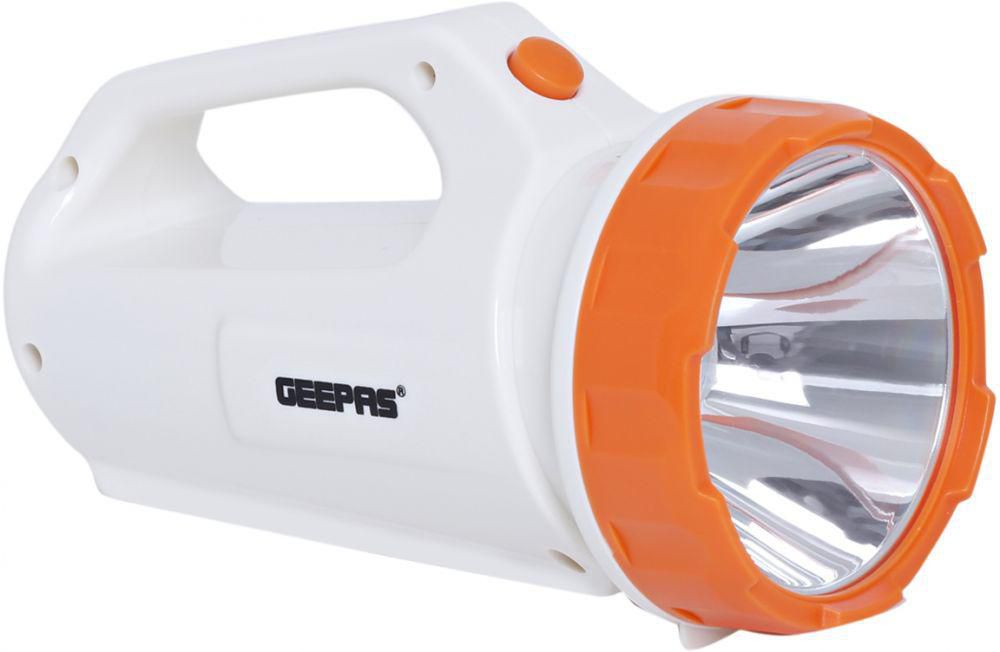 Geepas Rechargeable Led Searchlight  White