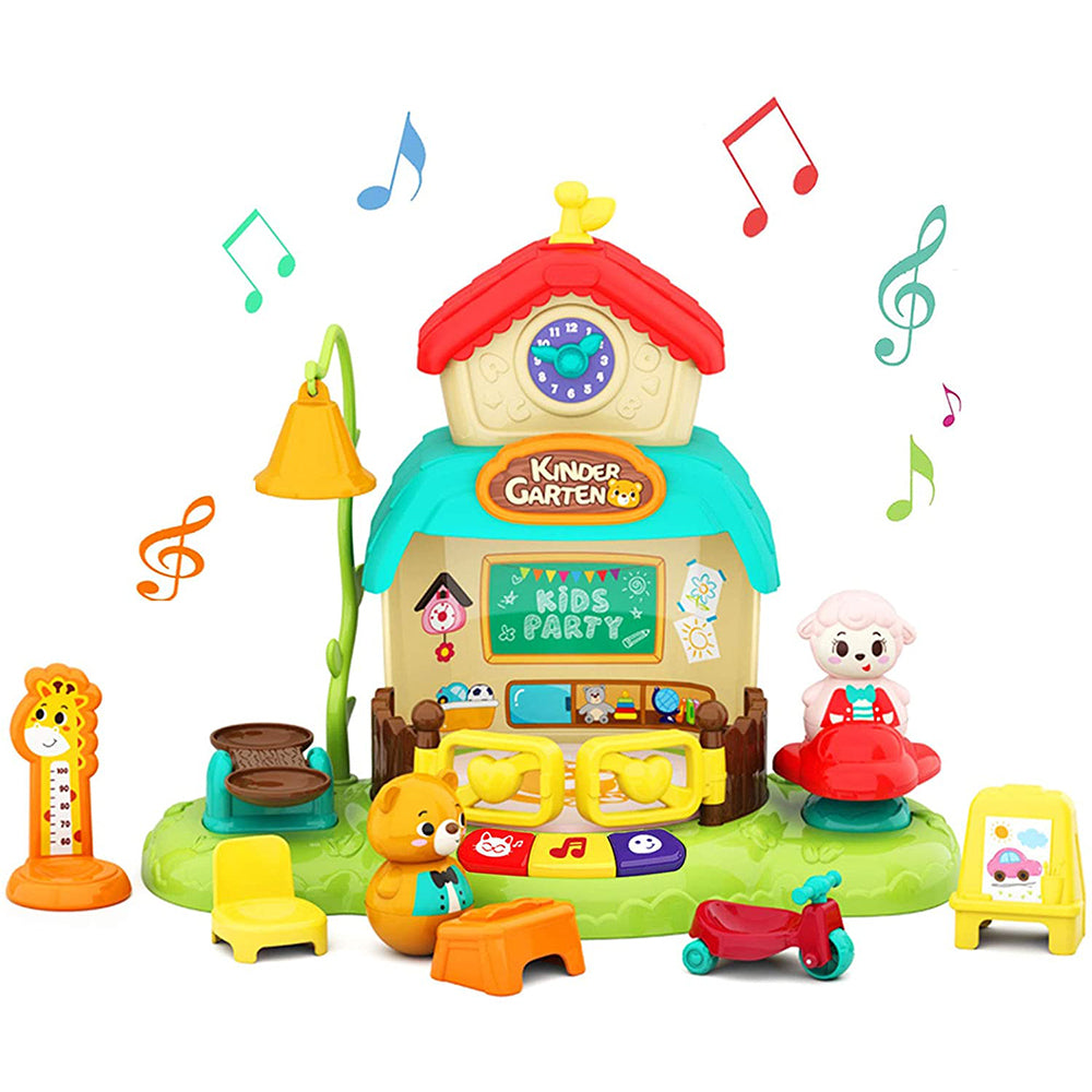 Hola Toy Kindergarten with toy figures, music, songs and sound effects E935