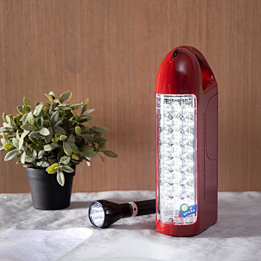 Geepas 2 In 1 Emergency Flashlight Cree Led