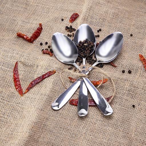 Royalford 3Pcs Ts Tea Spoon  Plain Pattern Cutlery