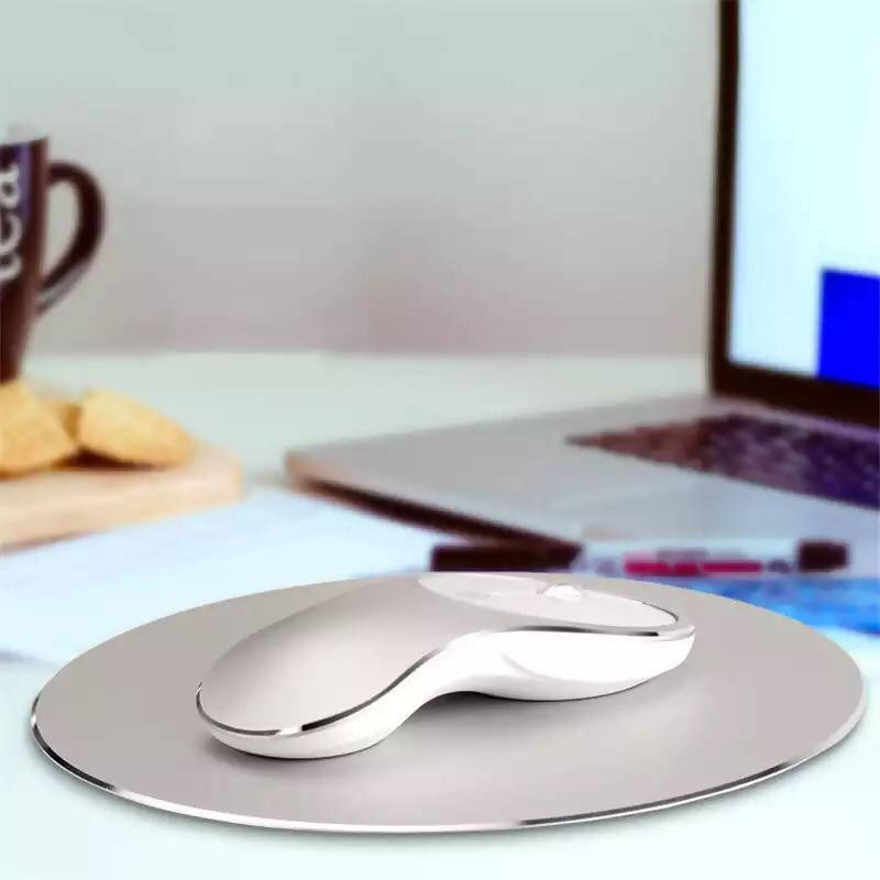 Buy Mini Wireless Alloy Mute Rechargeable Mouse | Bluetooth Mouse