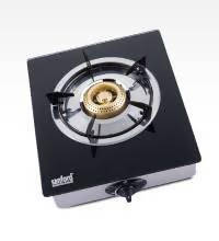 Shop Sanford 1 Burner Gas Stove Glass Black | Best Stove | Halabh