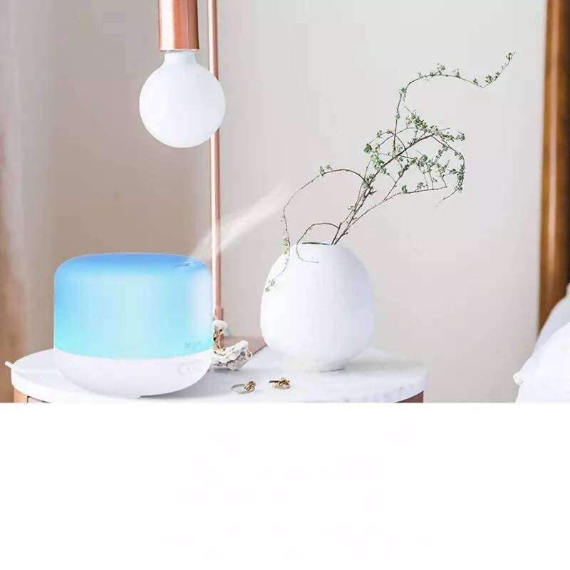 Essential Oil Aroma Diffuser Ultrasonic Air 500ML With 7 Color Lights Electric Aromatherapy Essential Oil With Remote Control
