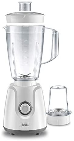 Black & Decker 400w Blender 1 Jar &1 Mill White | Kitchen Appliances | Halabh.com