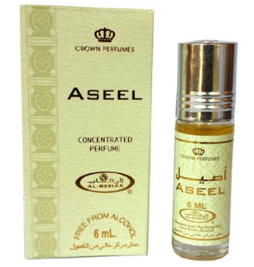 Al Rehab Aseel Attar 6ml fragrance | luxury | beauty | captivating scent | long-lasting | elegance | alluring aroma | gender-neutral | olfactory masterpiece | Halabh.com