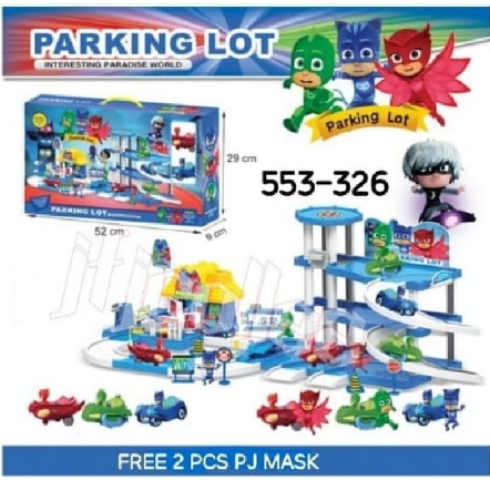 Ellysiashop Manan PJ Mask Parking Lot