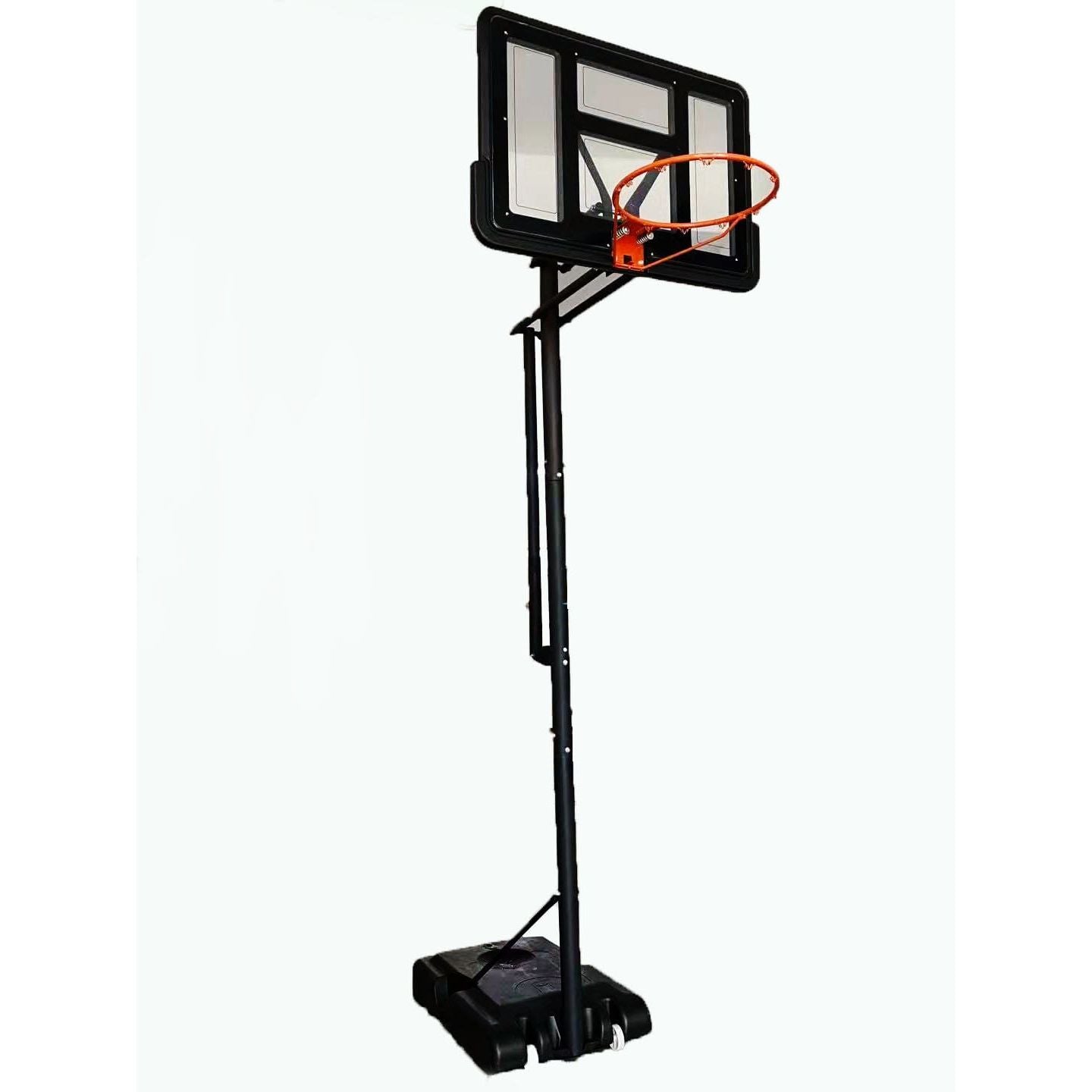 Adjustable Hight Basketball Hoop System Black