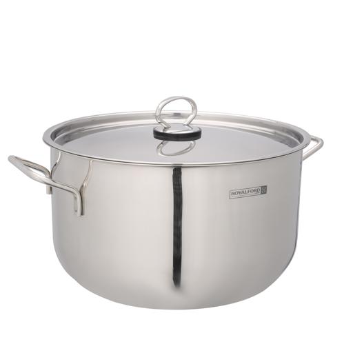 Royalford 30cm Stainless Steel Casserole With Lid Non Stick Silver