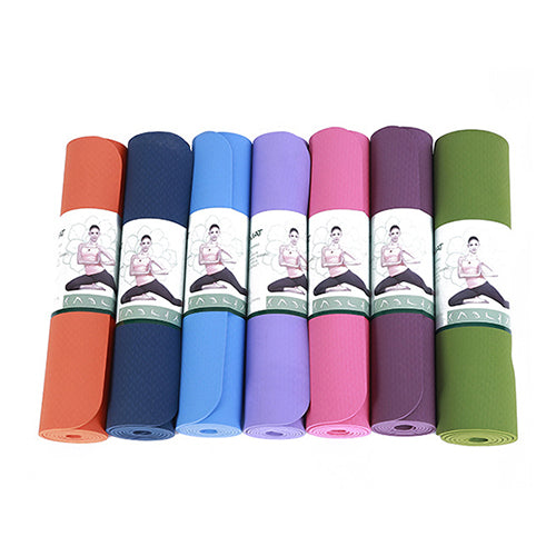 Yoga Mat TPE 6 mm Multicolor