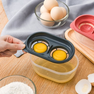 Egg White Separator with Protein Storage Box Baking Household Large Capacity Egg Yolk and Egg White Quick Filtration Separation Tool