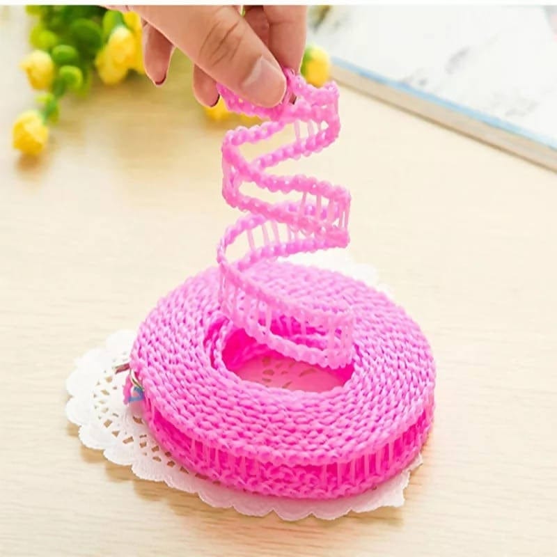 8M Non-slip Windproof Clothesline Fence Type Clothesline Quilt Rope Drying Rope Portable Clothesline Camping Clothesline