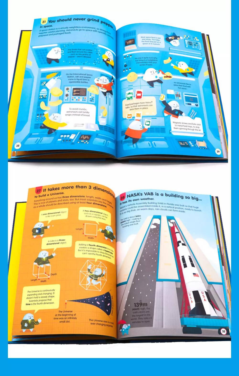 100 Things To Know about Space Kids Hardcover In English Learning Book