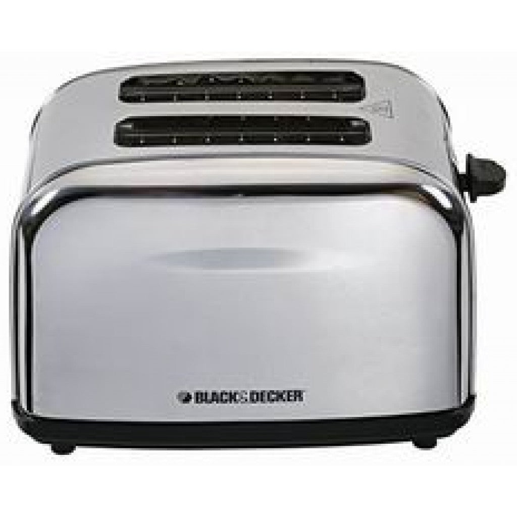 Black Decker 2 Slice Stainless Steel Toaster - ET222 | Kitchen Appliance | Halabh.com