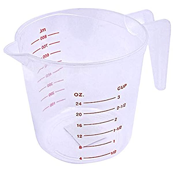 Royalford Plastic Measuring Cups And Jugs White Color