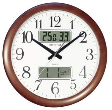 Rhythm Clocks Estado CFG901NR06 | stylish watch | accurate timekeeping | wall clock | round clock | Casio watch | wall watch | home décor | timepiece | Halabh.com