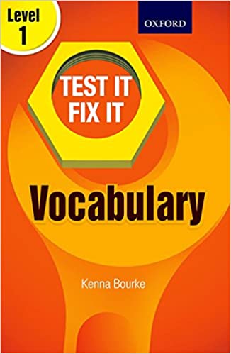 Test It Fix It Vocabulary Level  1