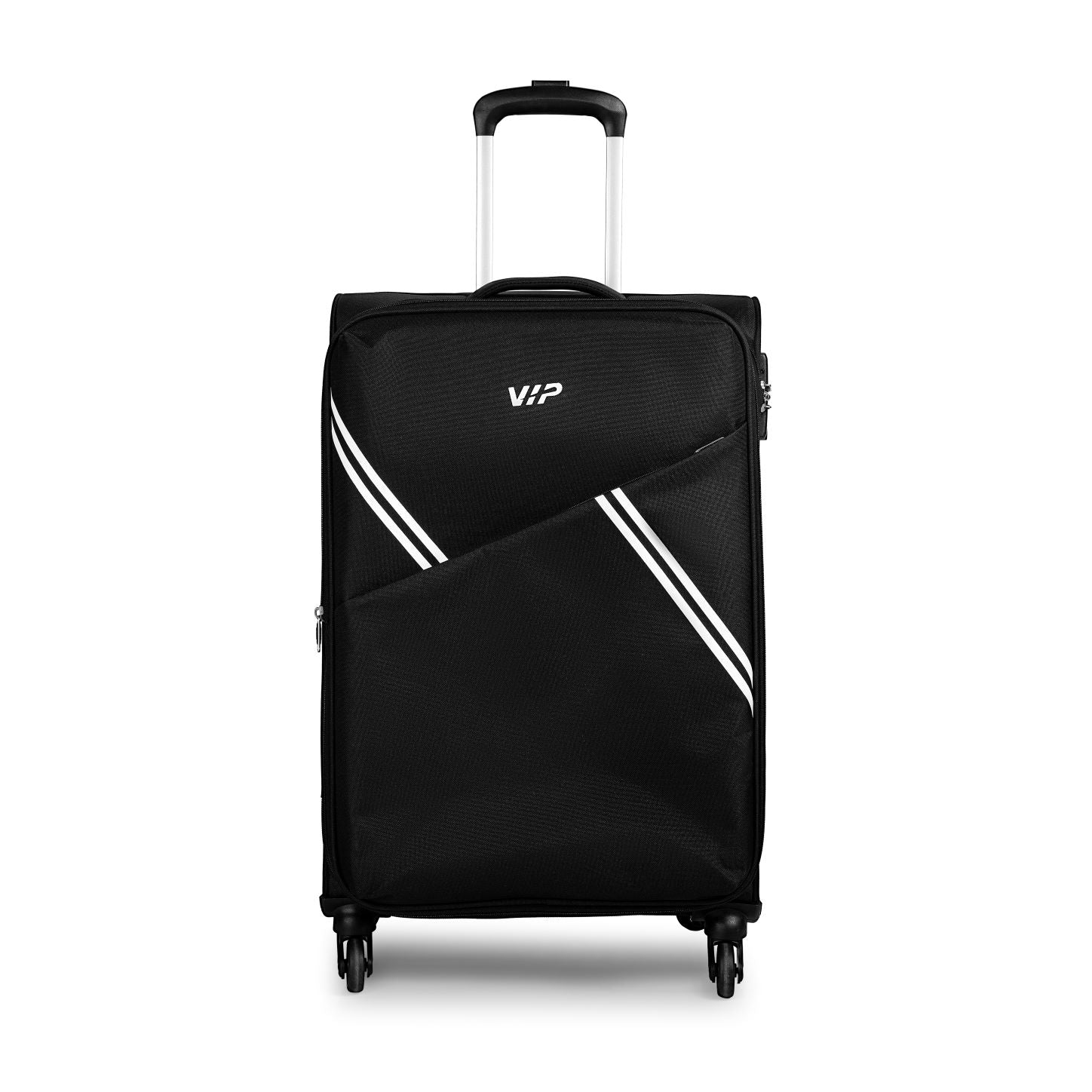 VIP Verona 59cm 4 Wheel Cabin Luggage Trolley Black