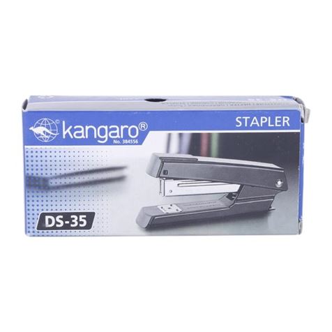 Kangaro Ds 35 Half Strip Metal Stapler Black