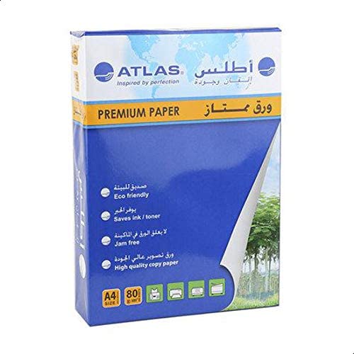 Atlas Copy Paper Premium A4 80g Rm500 Sheet