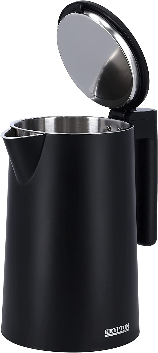 Krypton Double Wall Electric Kettle 1.7litre  Capacity Black