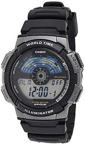 Casio Youth Digital Watch AE-1100W-1AVDF | Resin | Water-Resistant | Minimal | Quartz Movement | Lifestyle| Business | Scratch-resistant | Fashionable | Halabh.com