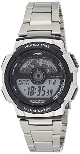 Casio Youth Men's Watch AE-1100WD-1AVDF | Resin | Water-Resistant | Minimal | Quartz Movement | Lifestyle| Business | Scratch-resistant | Fashionable | Halabh.com