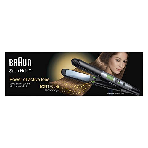 Braun Satin Hair 7 Hair Straightener | Color Black | Best Personal Care Accessories in Bahrain | Halabh
