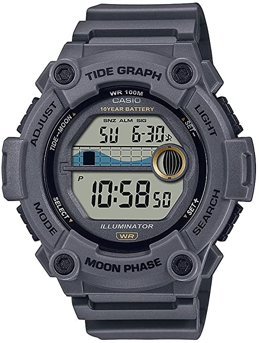 Casio WS-1300H-8AVC, Digital Water-resistant Sports watch, Stopwatch, Countdown, timer, 5 alarm, Resin band,  Resin case Versatile, Durable | Halabh
