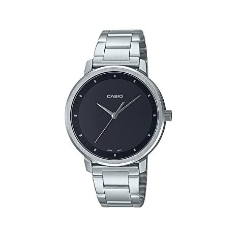 Casio Women's Watch LTP-B115D-1EVDF | Stainless Steel Mesh Strap | Water-Resistant | Minimal | Quartz Movement | Lifestyle| Business | Scratch-resistant | Fashionable | Halabh.com