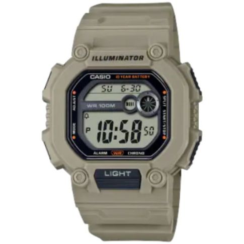 Casio Men's Digital Watch - W-737HX-5AVDF | Resin | Water-Resistant | Minimal | Quartz Movement | Lifestyle| Business | Scratch-resistant | Fashionable | Halabh