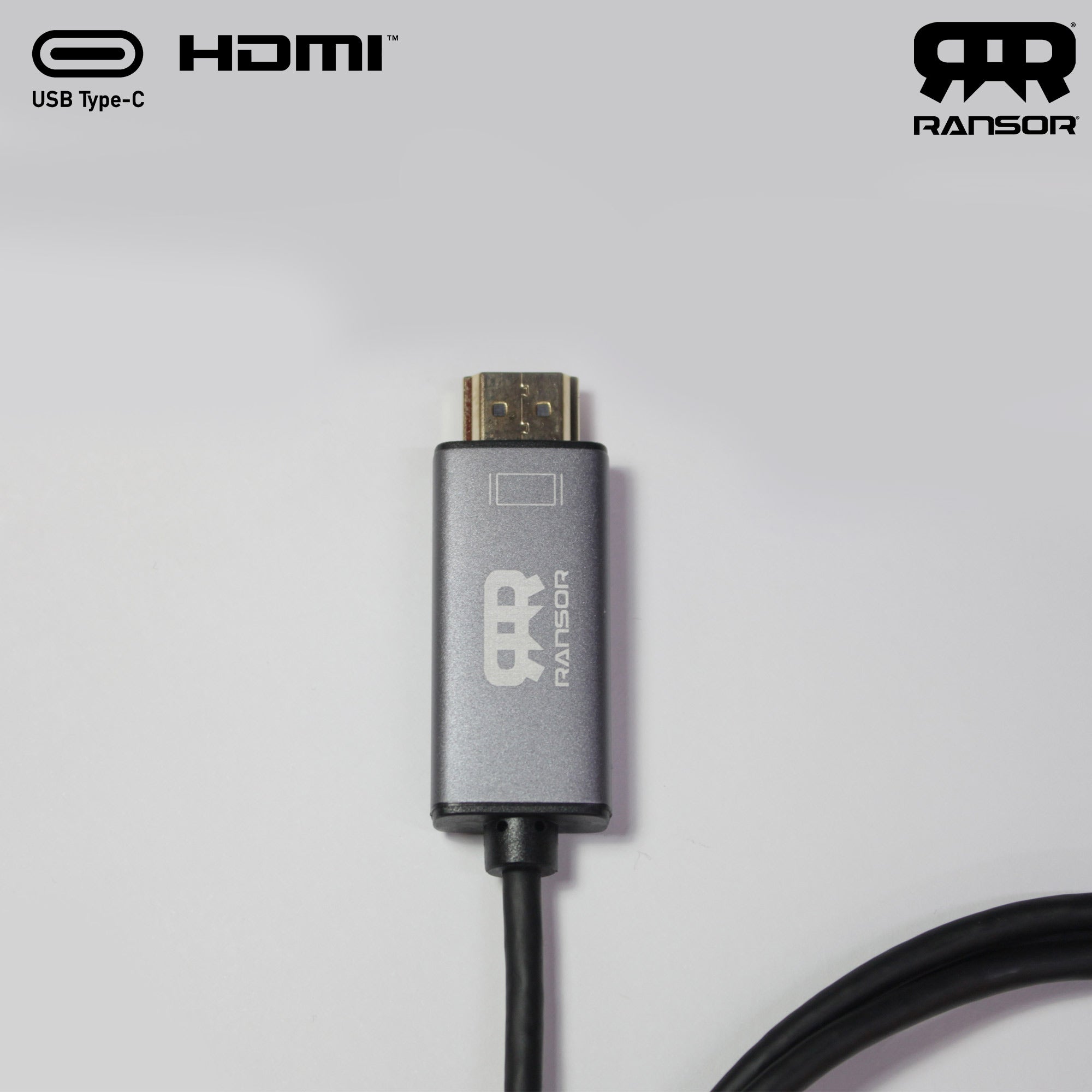 Ransor Premium 4K Type C To HDMI Cable 1.5m/5ft