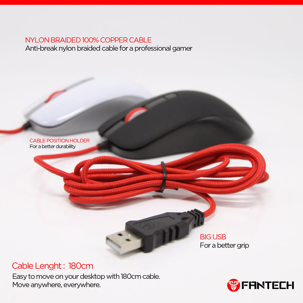 Buy Fantech Rhasta USB Gaming Mouse Black | Gaming Mouse