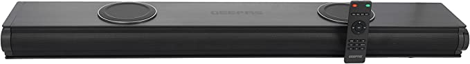 Geepas Portable Sound Bar System 2.2CH 2 Inbuilt Sub Woofer With 3D