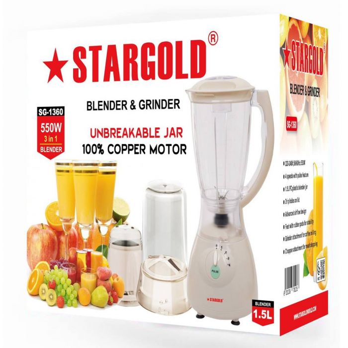Stargold 3 In 1 Blender & Grinder