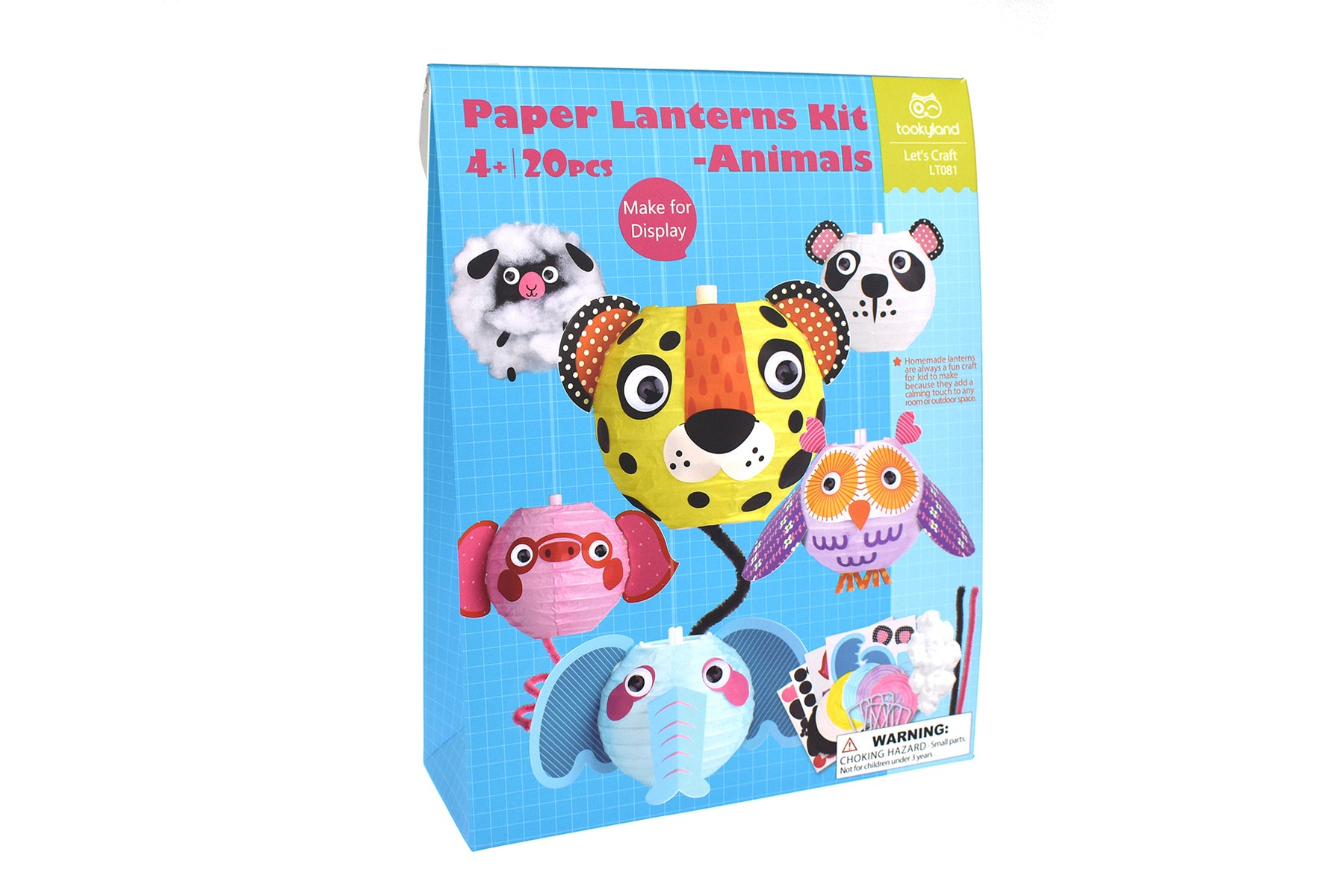 Tookyland Animal Paper Lanterns Craft Kit