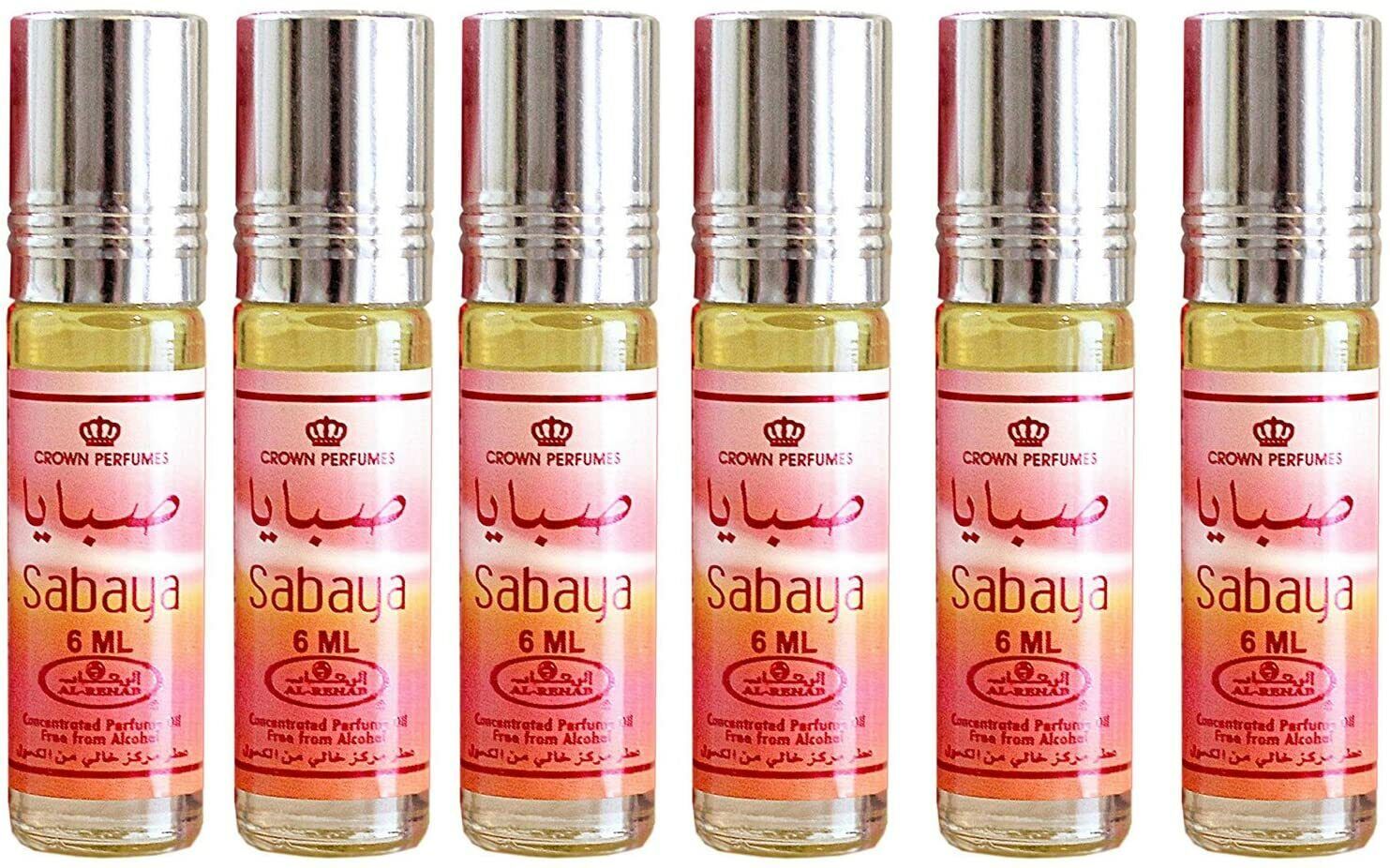 Sabaya Roll On Perfume Oil 6ml 6pcs - ATTAR SABAIYAA | fragrance | luxury | beauty | captivating scent | long-lasting | elegance | alluring aroma | gender-neutral | olfactory masterpiece | Halabh.com