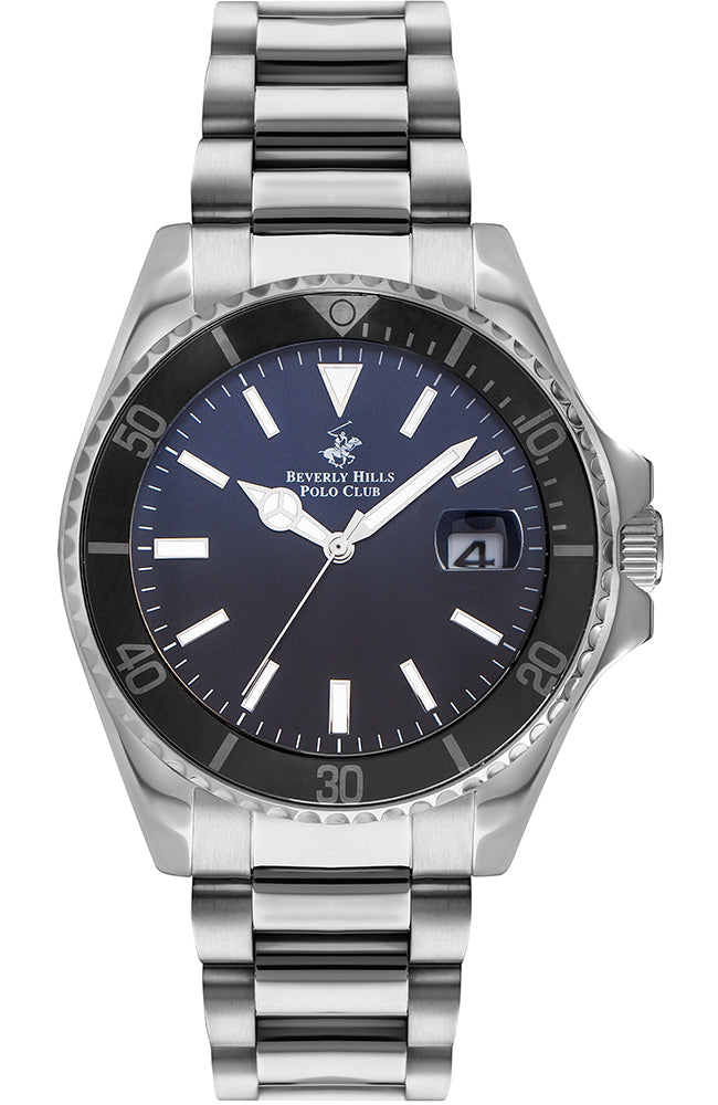 Beverly Hills Polo Club Stainless Steel Gents Watch