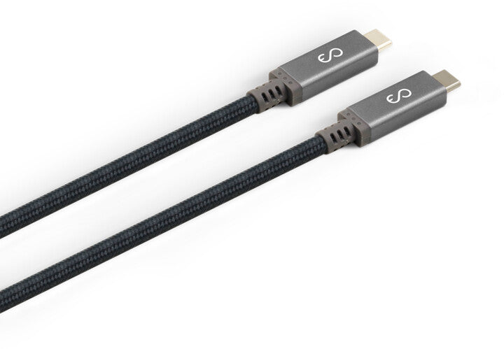 Epico Cable Thunderbolt 3 Braided 1m Black