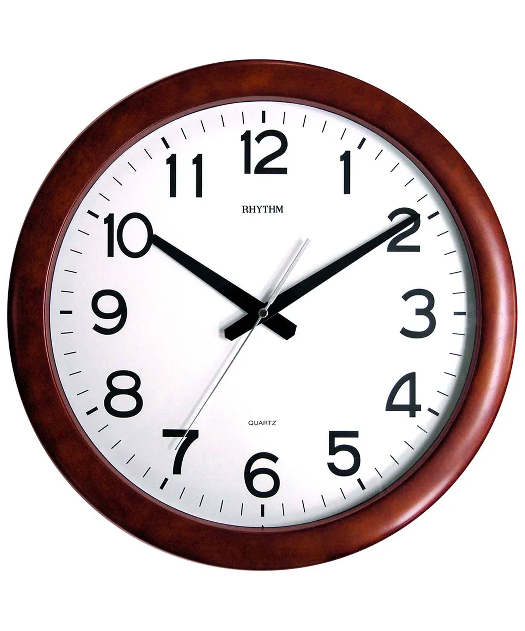 Rhythm Wall Clock Analog CMG919NR06 | stylish watch | accurate timekeeping | wall clock | round clock | Casio watch | wall watch | home décor | timepiece | Halabh.com