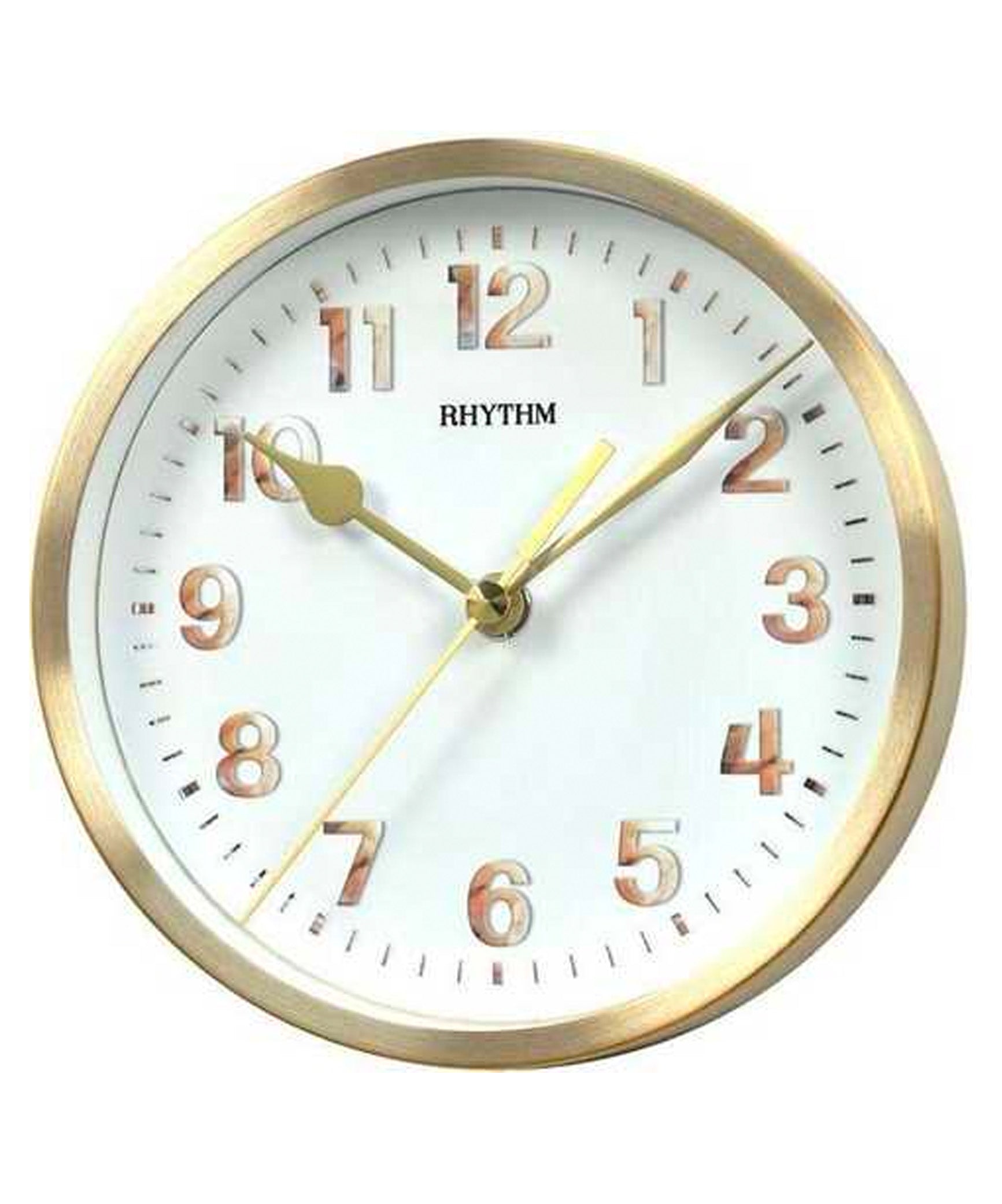 Rhythm Wall Clock Metal Analog CMG532NR18 | stylish watch | accurate timekeeping | wall clock | round clock | Casio watch | wall watch | home décor | timepiece | Halabh.com