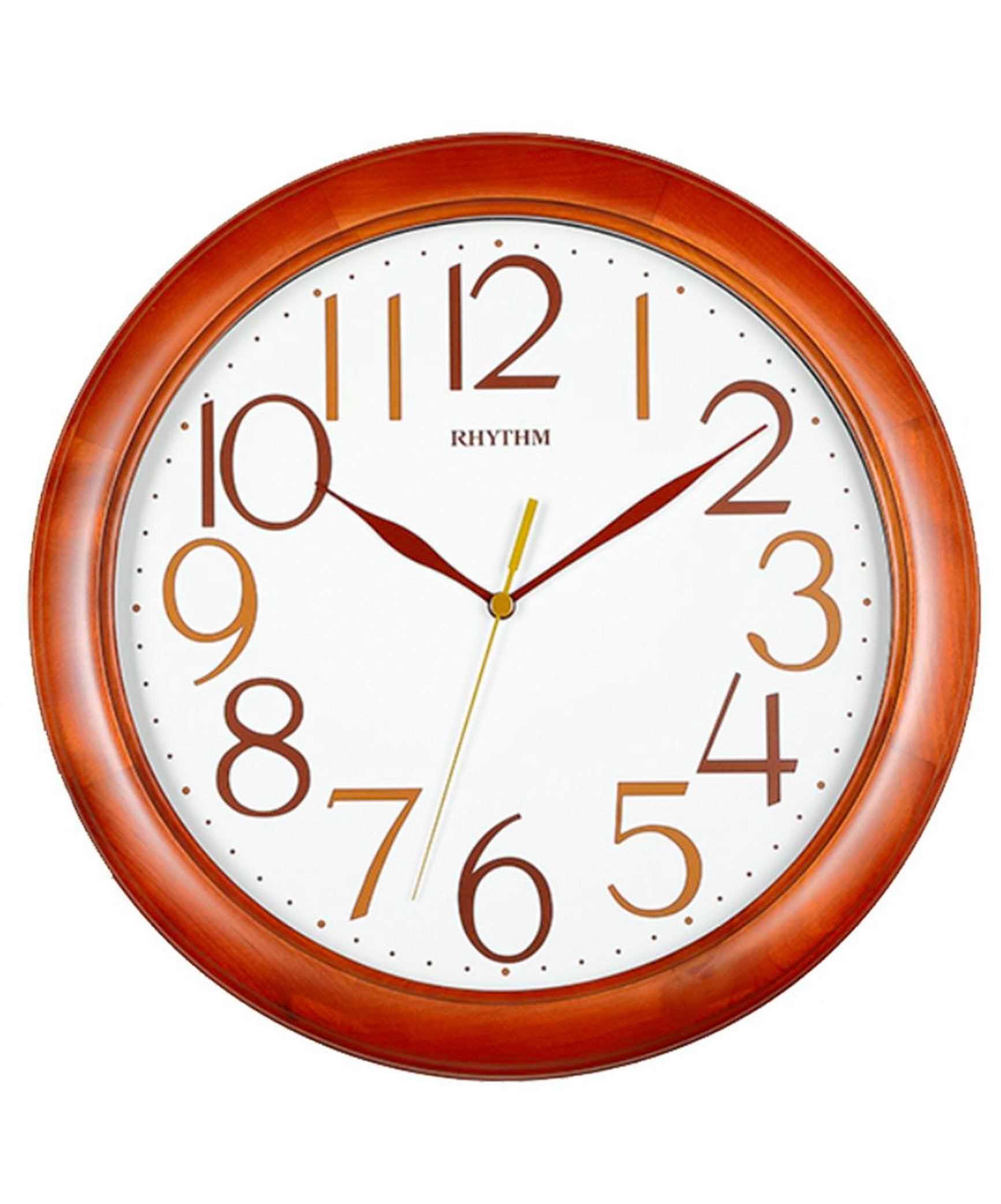 Rhythm Wall Analog Clock CMG138NR06 | stylish watch | accurate timekeeping | wall clock | round clock | Casio watch | wall watch | home décor | timepiece | Halabh.com