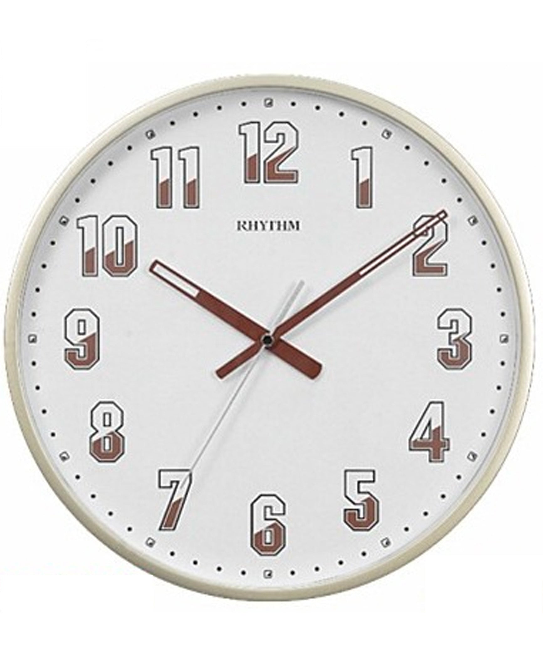 Rhythm Wall Clock Analog CMG599NR18 | stylish watch | accurate timekeeping | wall clock | round clock | Casio watch | wall watch | home décor | timepiece | Halabh.com