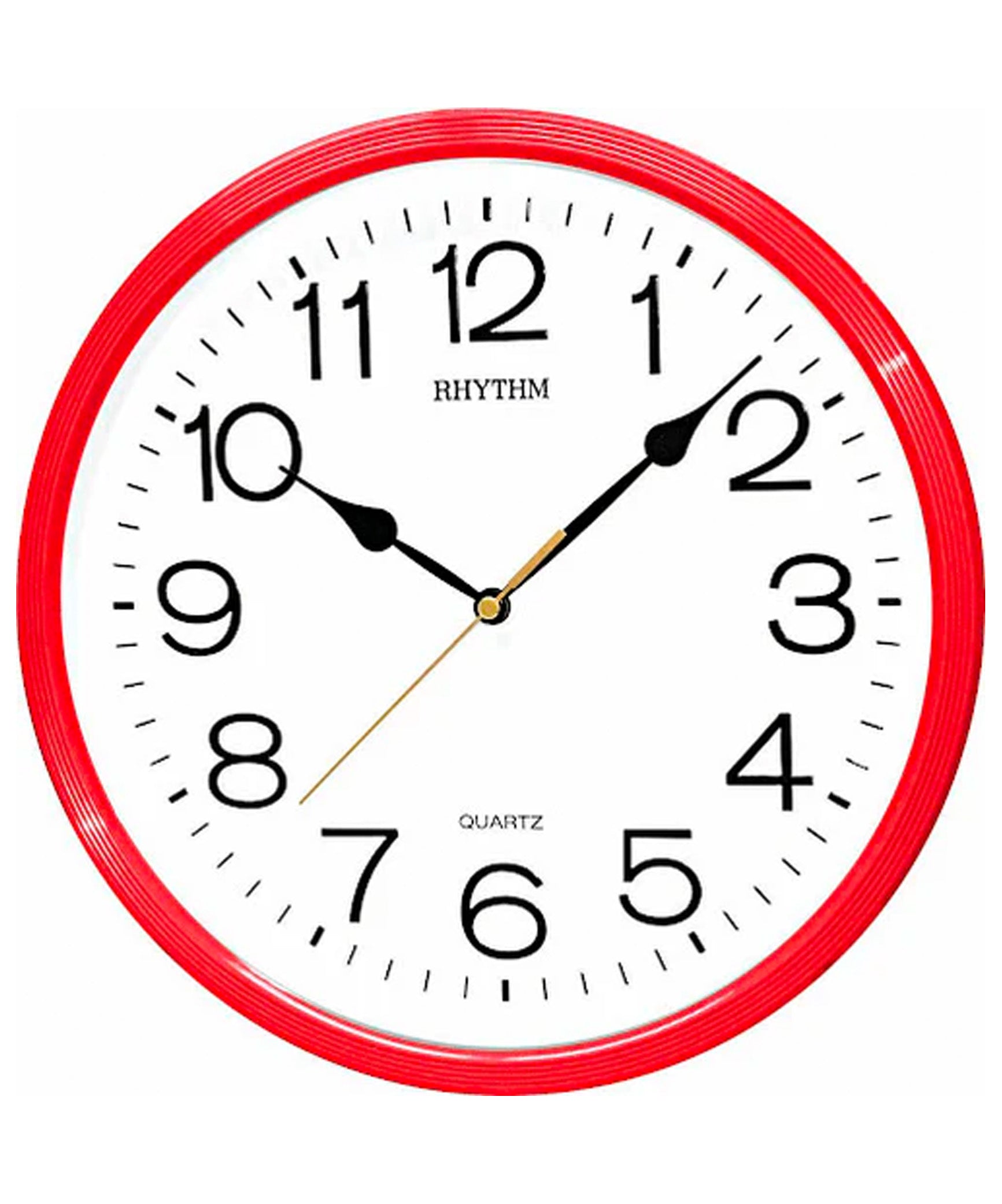 Rhythm Analog Wall Clock CMG597NR01 | stylish watch | accurate timekeeping | wall clock | round clock | Casio watch | wall watch | home décor | timepiece | Halabh.com