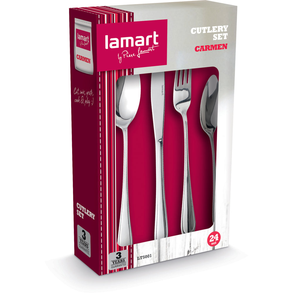 LAMART Cutlery Set 24pcs Carmen LT5001