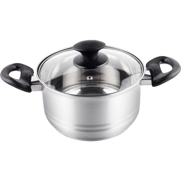 Lamart LTB1810 Casserole With LID 18cm Silver