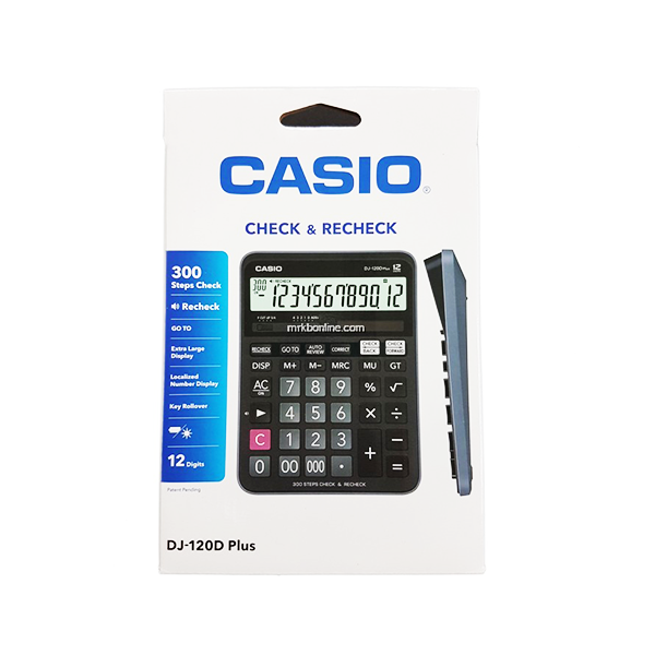 Casio Check & Recheck Electronic Calculator