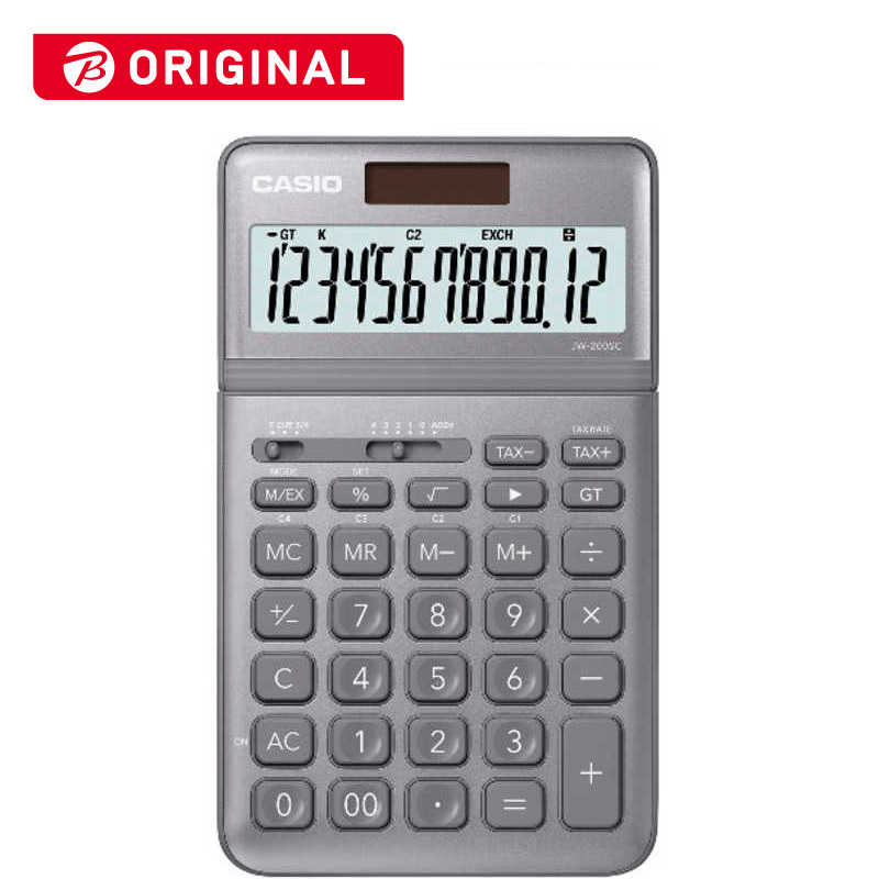Casio Jw 200sc Gy Desktop Calculator
